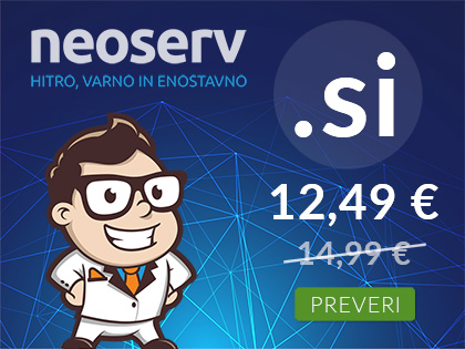 NEOSERV: Registracija domene NEOSERV: Registracija domene